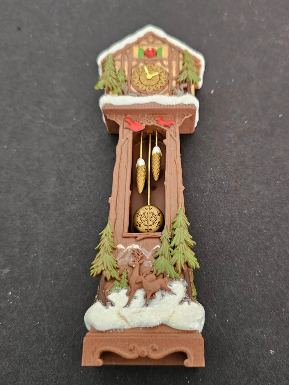 Hallmark Santa's Grandfather Clock - Membership Club Special Ornament 2014